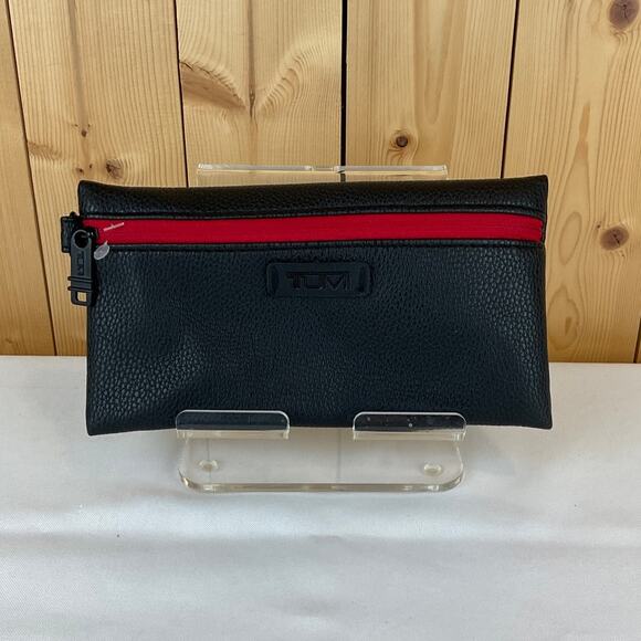 TUMI Travel Zipper Bag/Clutch, Black - Picture 1 of 3
